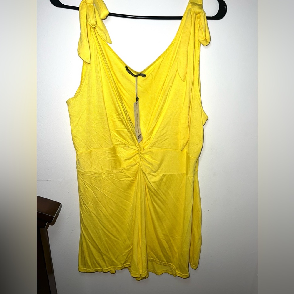 Boohoo Yellow Romper/Playsuit